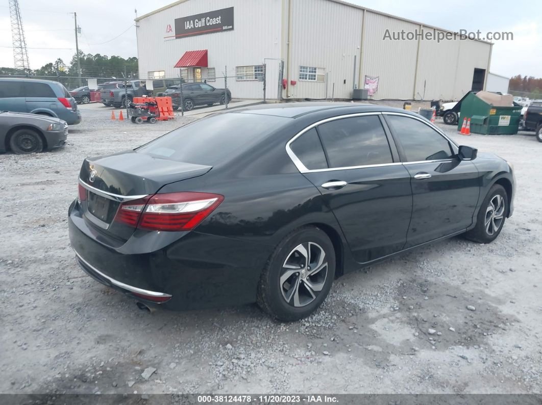 2016 Honda Accord Lx Черный vin: 1HGCR2F39GA029731