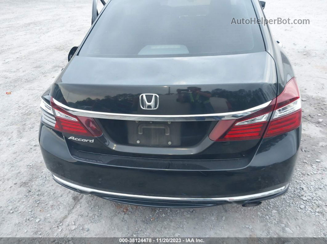 2016 Honda Accord Lx Черный vin: 1HGCR2F39GA029731