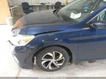 2016 Honda Accord Lx Blue vin: 1HGCR2F39GA124922