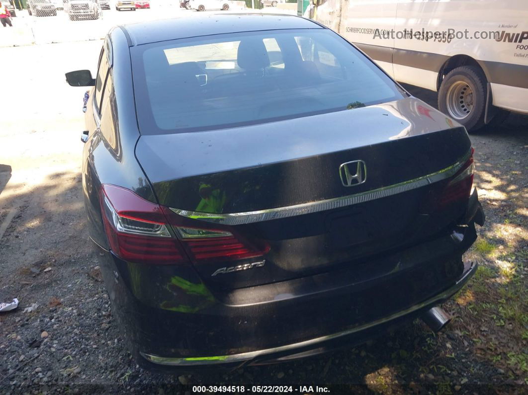 2016 Honda Accord Lx Черный vin: 1HGCR2F39GA202714