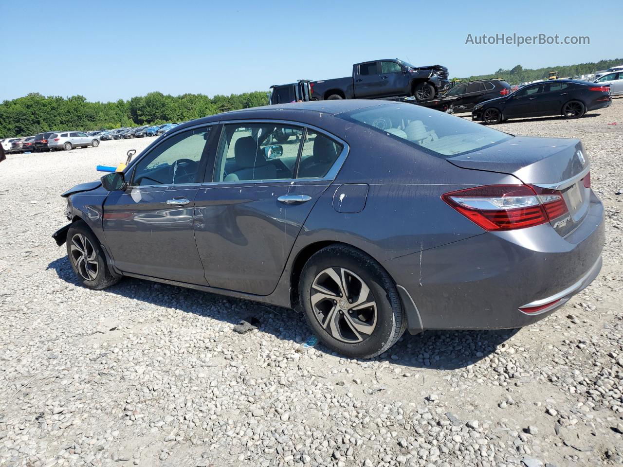 2016 Honda Accord Lx Серый vin: 1HGCR2F39GA213261