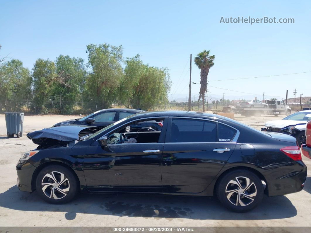 2016 Honda Accord Lx Black vin: 1HGCR2F39GA217116