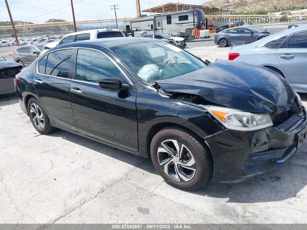 2017 Honda Accord Lx Black vin: 1HGCR2F39HA014227