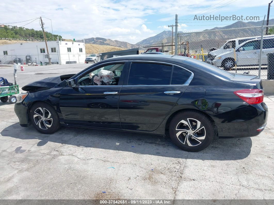 2017 Honda Accord Lx Black vin: 1HGCR2F39HA014227