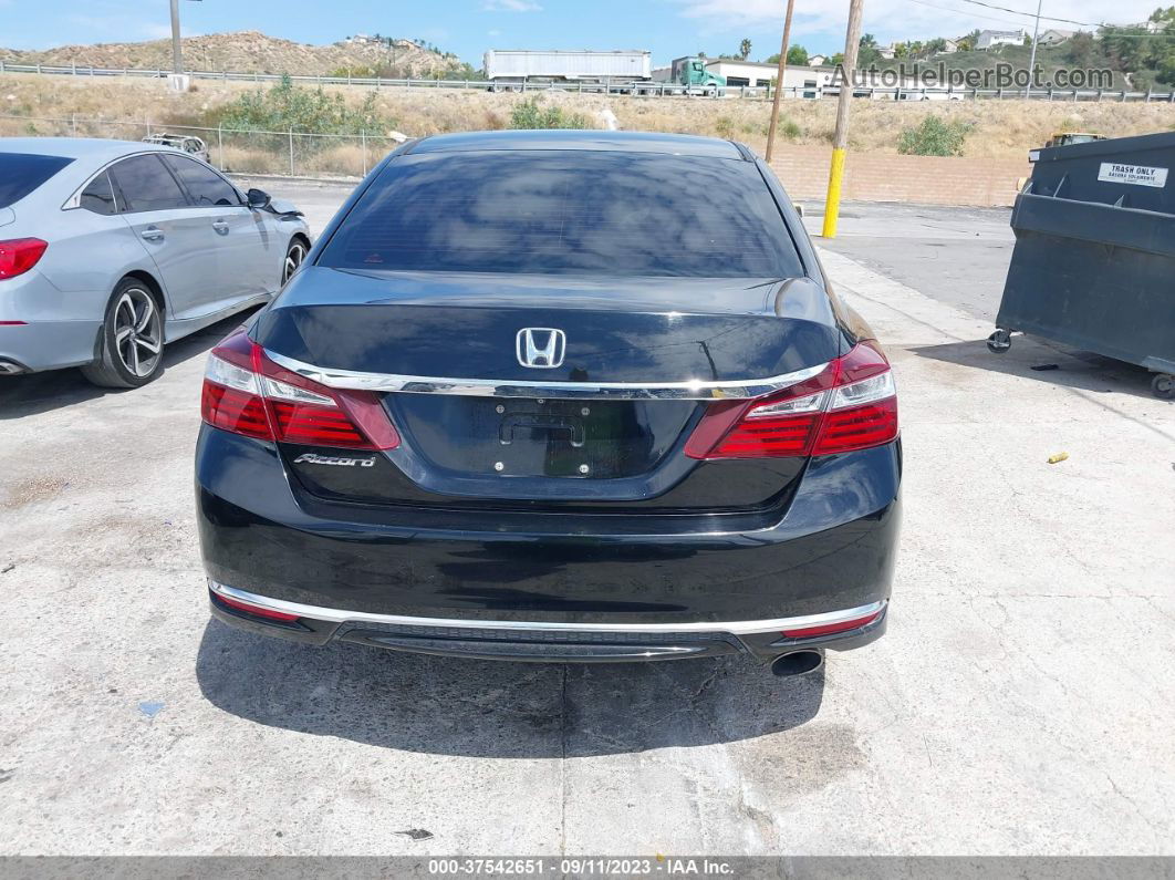 2017 Honda Accord Lx Black vin: 1HGCR2F39HA014227