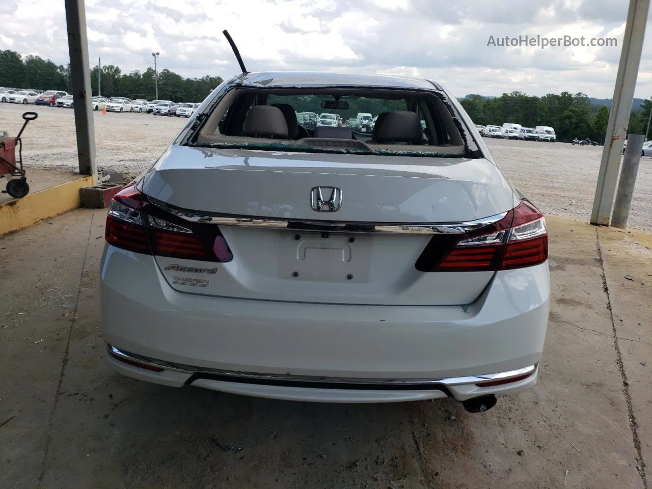 2017 Honda Accord Lx Белый vin: 1HGCR2F39HA058194