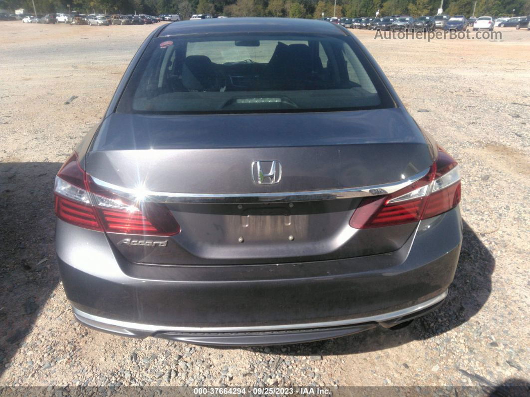 2017 Honda Accord Lx Gray vin: 1HGCR2F39HA162135