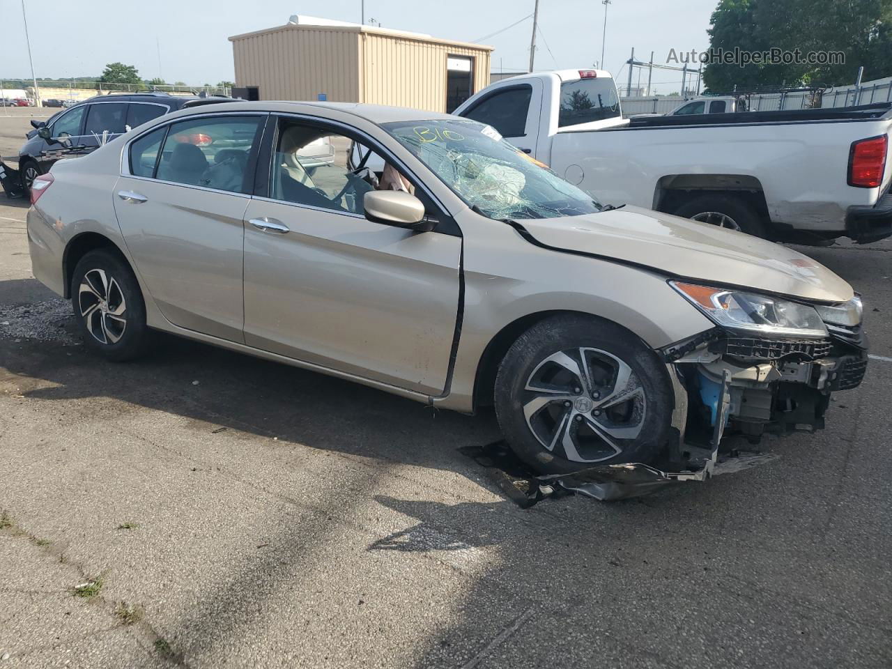 2017 Honda Accord Lx Tan vin: 1HGCR2F39HA168033