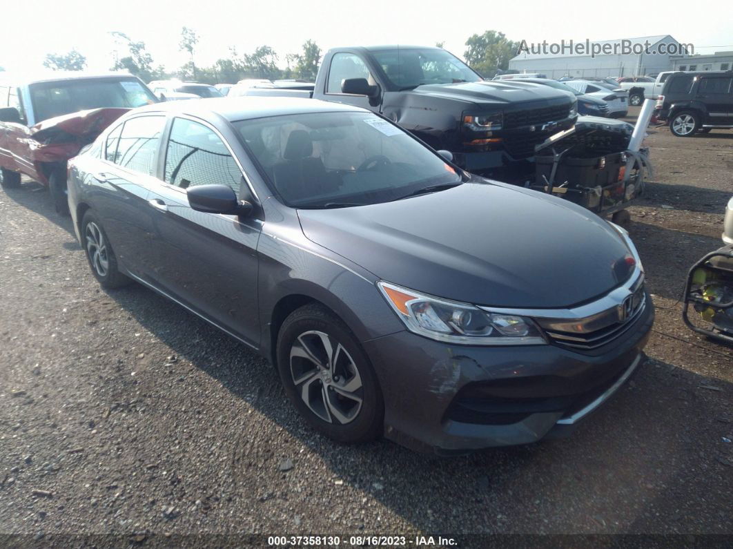 2017 Honda Accord Lx Gray vin: 1HGCR2F39HA197080