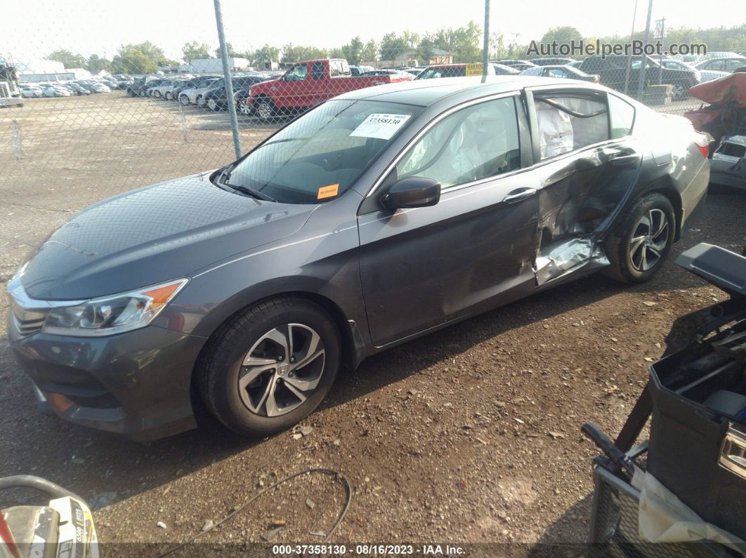 2017 Honda Accord Lx Gray vin: 1HGCR2F39HA197080