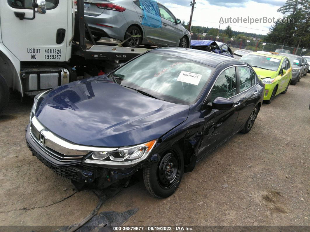 2017 Honda Accord Sedan Lx Синий vin: 1HGCR2F39HA200737