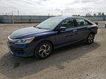 2017 Honda Accord Lx Blue vin: 1HGCR2F39HA236900