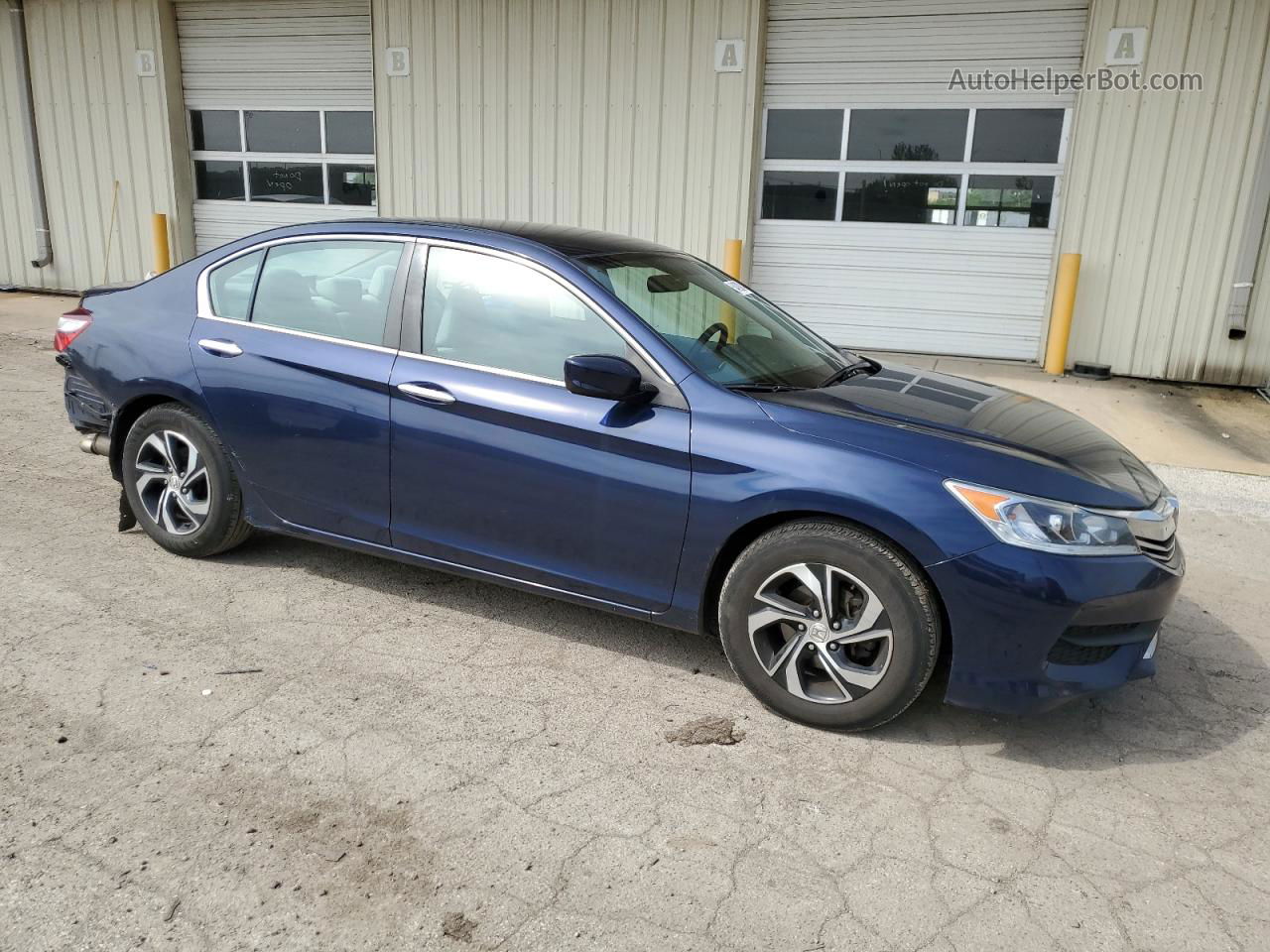 2017 Honda Accord Lx Blue vin: 1HGCR2F39HA236900