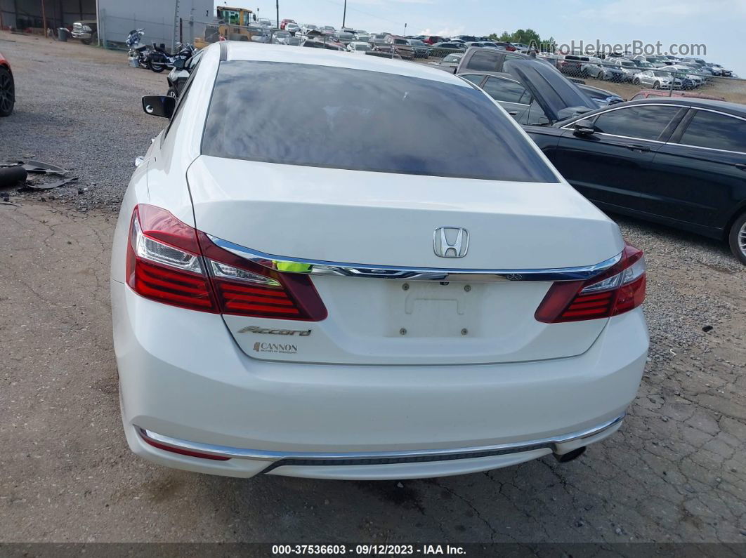 2017 Honda Accord Sedan Lx White vin: 1HGCR2F39HA264275