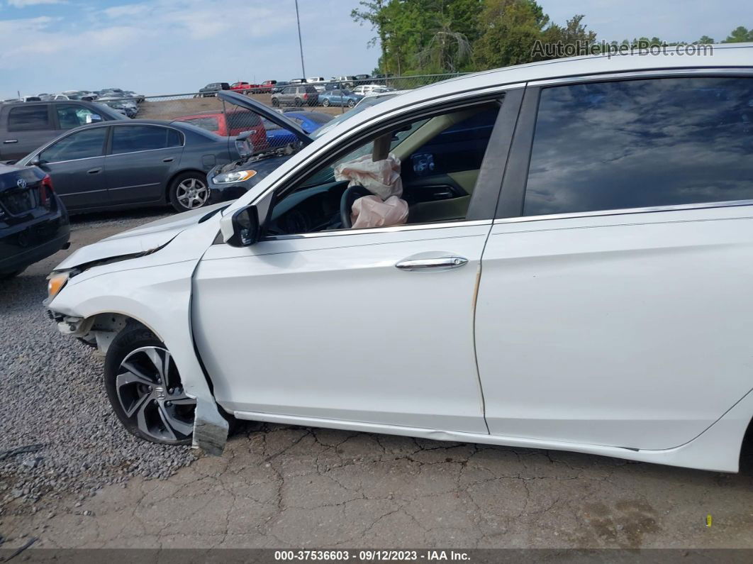 2017 Honda Accord Sedan Lx White vin: 1HGCR2F39HA264275