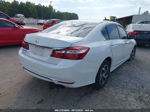 2017 Honda Accord Sedan Lx White vin: 1HGCR2F39HA264275