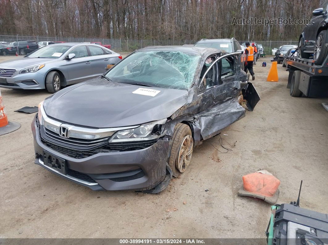 2017 Honda Accord Lx Gray vin: 1HGCR2F39HA276085