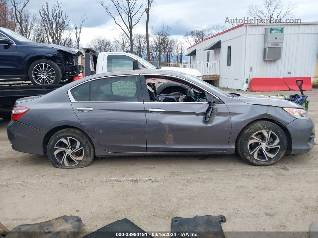 2017 Honda Accord Lx Gray vin: 1HGCR2F39HA276085