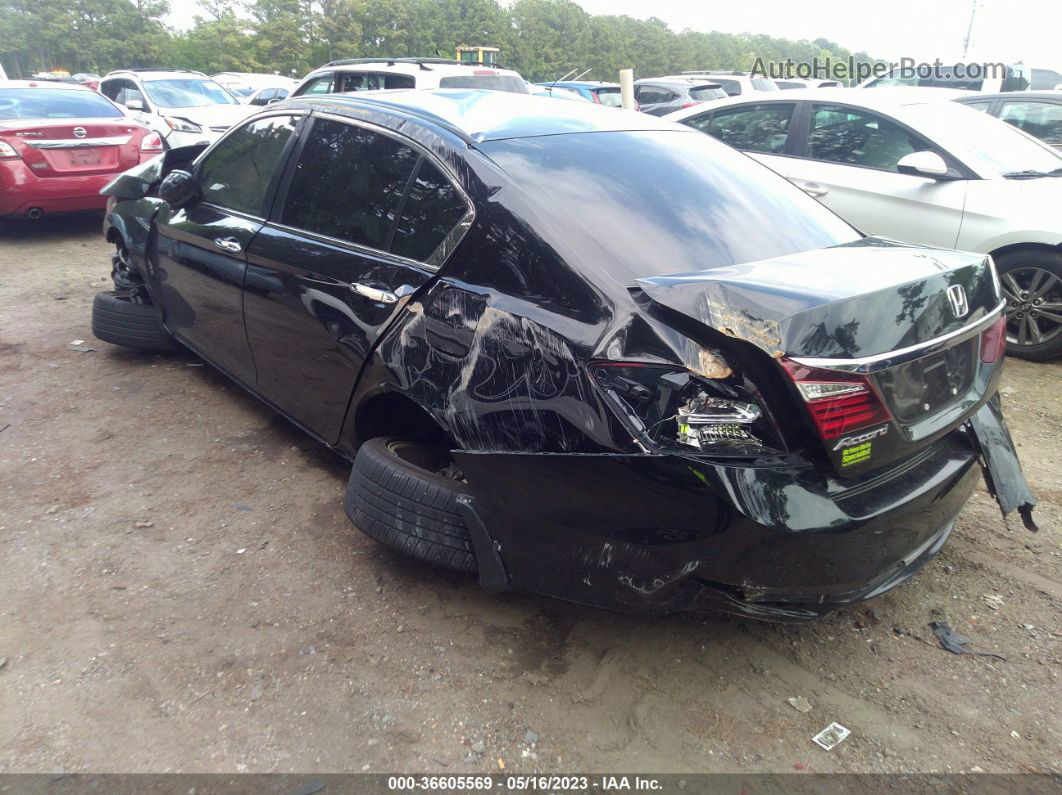 2017 Honda Accord Sedan Lx Black vin: 1HGCR2F39HA276443