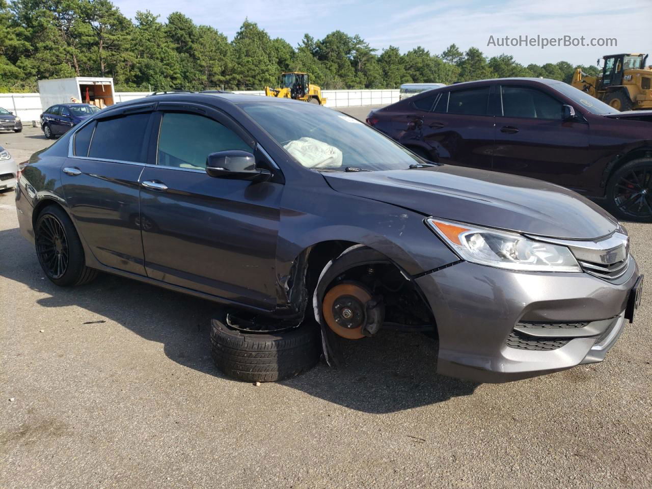 2017 Honda Accord Lx Silver vin: 1HGCR2F39HA286213