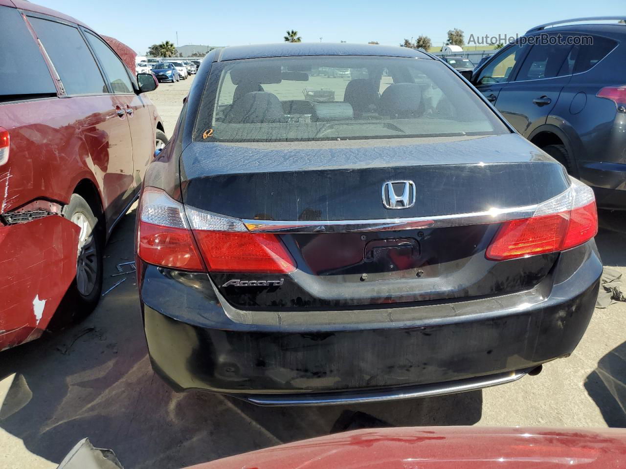 2014 Honda Accord Lx Black vin: 1HGCR2F3XEA013941