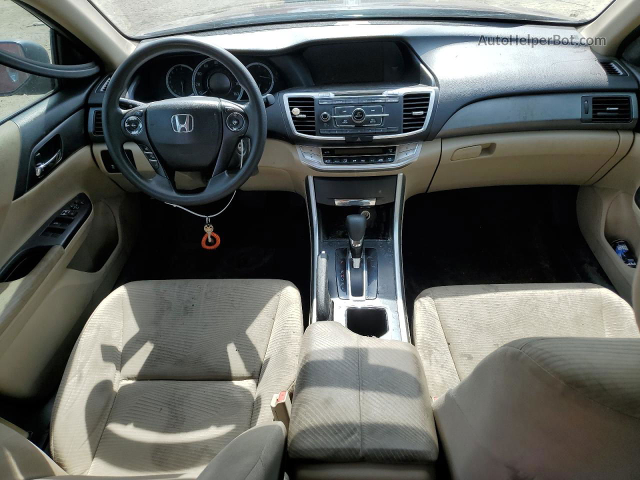 2014 Honda Accord Lx Бордовый vin: 1HGCR2F3XEA039441