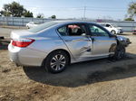 2014 Honda Accord Lx Silver vin: 1HGCR2F3XEA056577