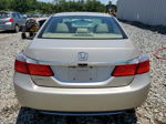 2014 Honda Accord Lx Beige vin: 1HGCR2F3XEA059494