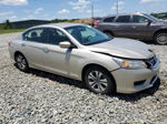 2014 Honda Accord Lx Beige vin: 1HGCR2F3XEA059494