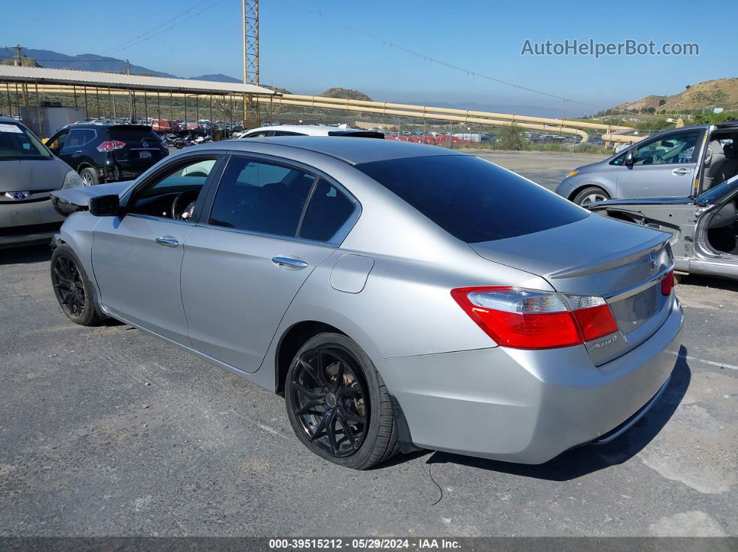 2014 Honda Accord Lx Silver vin: 1HGCR2F3XEA115465