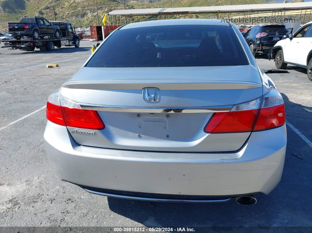 2014 Honda Accord Lx Silver vin: 1HGCR2F3XEA115465