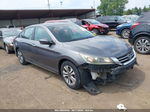 2014 Honda Accord Lx Gray vin: 1HGCR2F3XEA193356