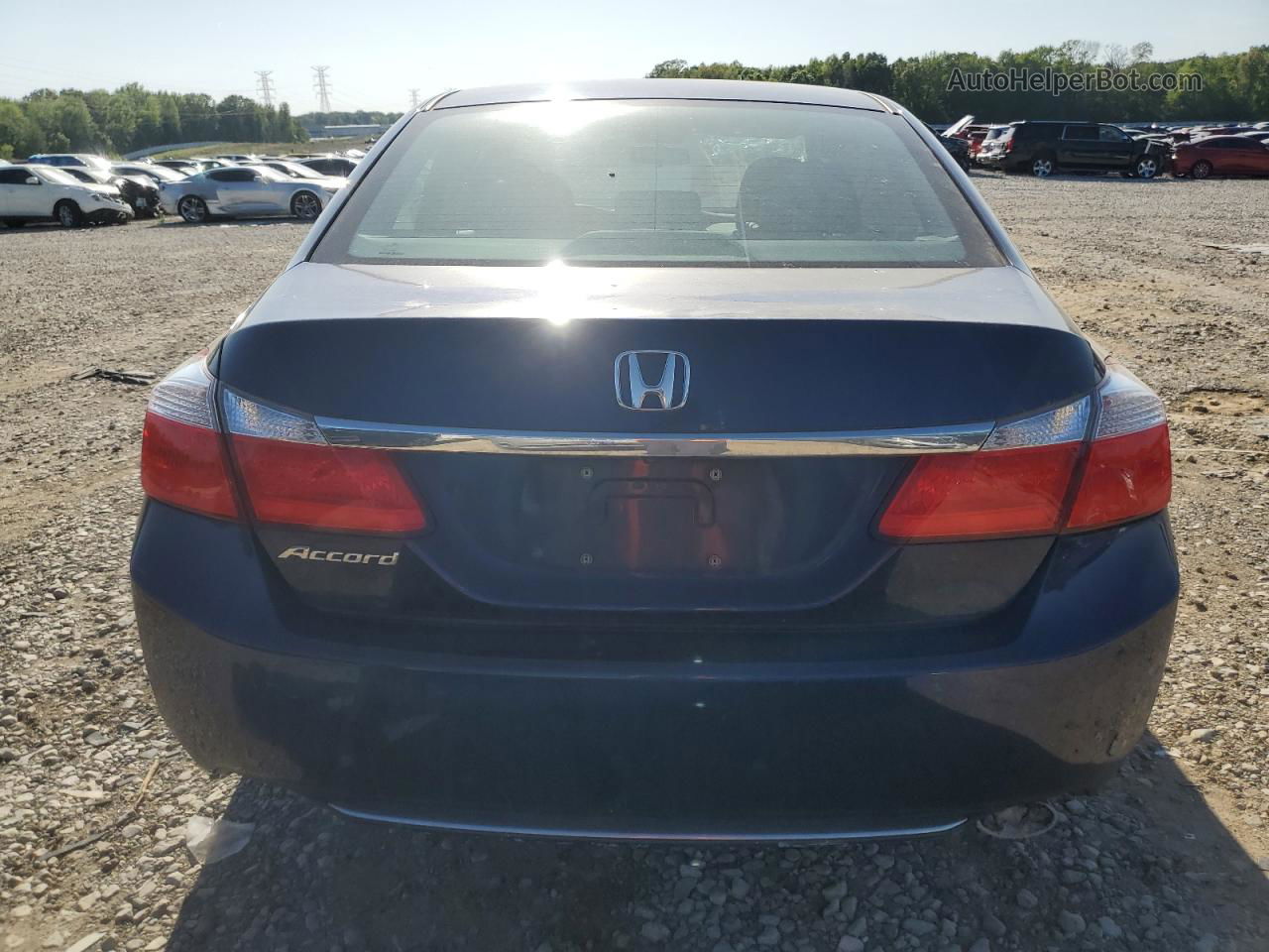 2014 Honda Accord Lx Синий vin: 1HGCR2F3XEA204324