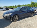 2014 Honda Accord Lx Blue vin: 1HGCR2F3XEA204324