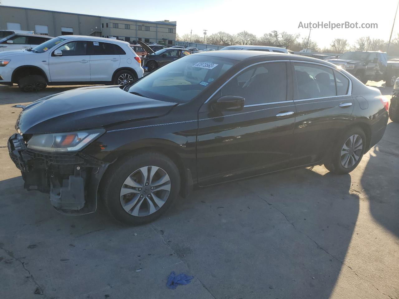 2014 Honda Accord Lx Черный vin: 1HGCR2F3XEA243687