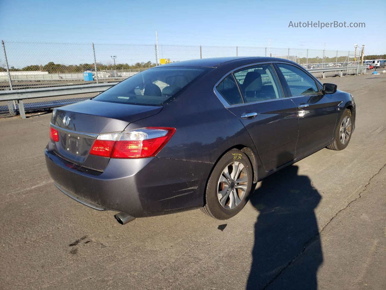 2014 Honda Accord Lx Gray vin: 1HGCR2F3XEA262448