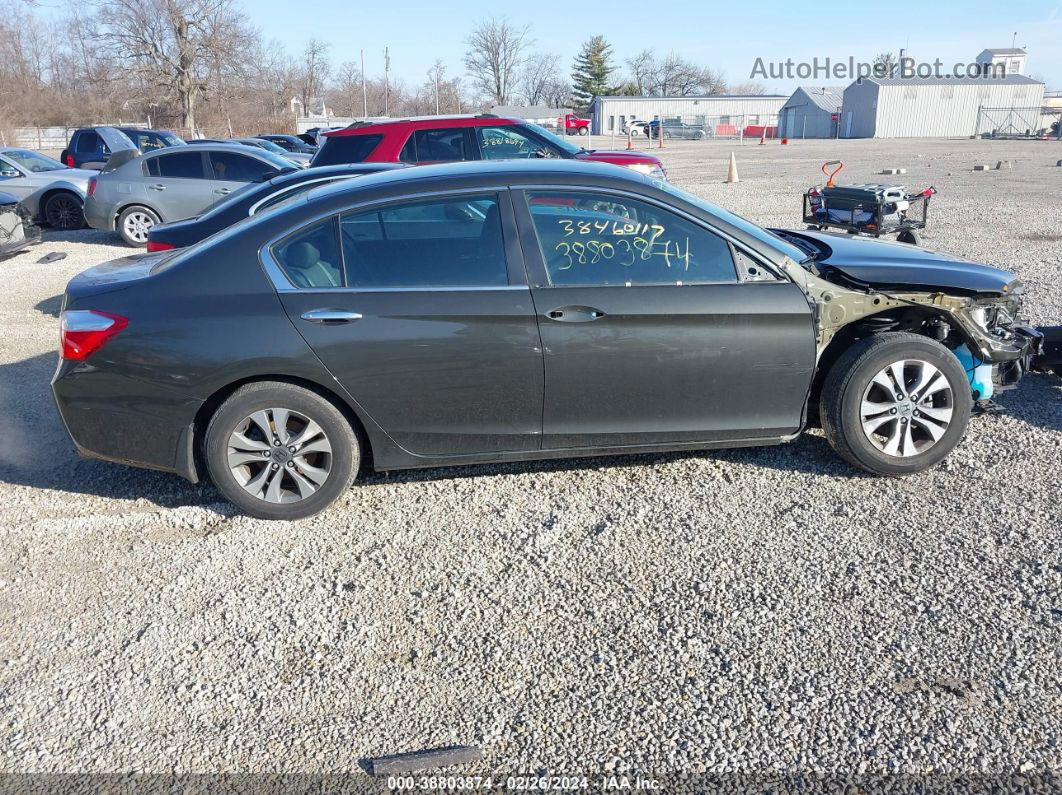 2014 Honda Accord Lx Gray vin: 1HGCR2F3XEA262952