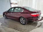 2014 Honda Accord Lx Maroon vin: 1HGCR2F3XEA272767