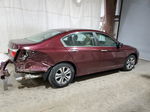 2014 Honda Accord Lx Maroon vin: 1HGCR2F3XEA272767