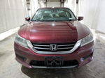 2014 Honda Accord Lx Maroon vin: 1HGCR2F3XEA272767