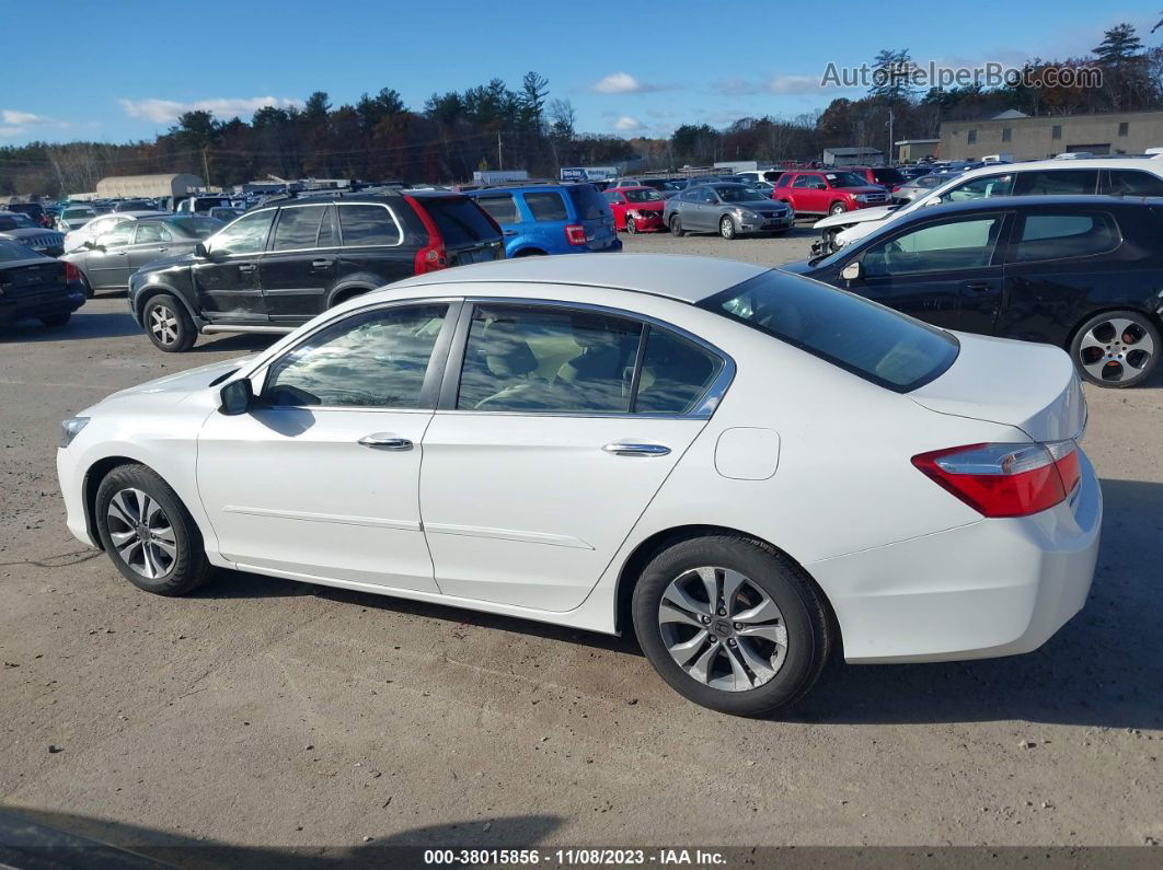 2015 Honda Accord Sedan Lx White vin: 1HGCR2F3XFA026982