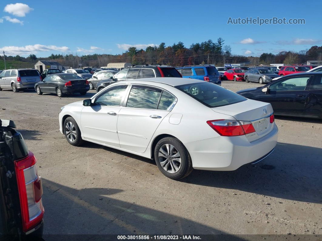 2015 Honda Accord Sedan Lx White vin: 1HGCR2F3XFA026982