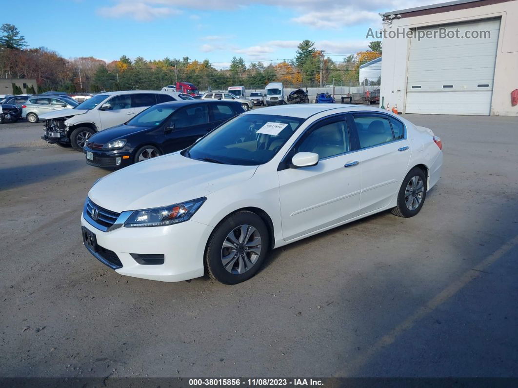 2015 Honda Accord Sedan Lx White vin: 1HGCR2F3XFA026982