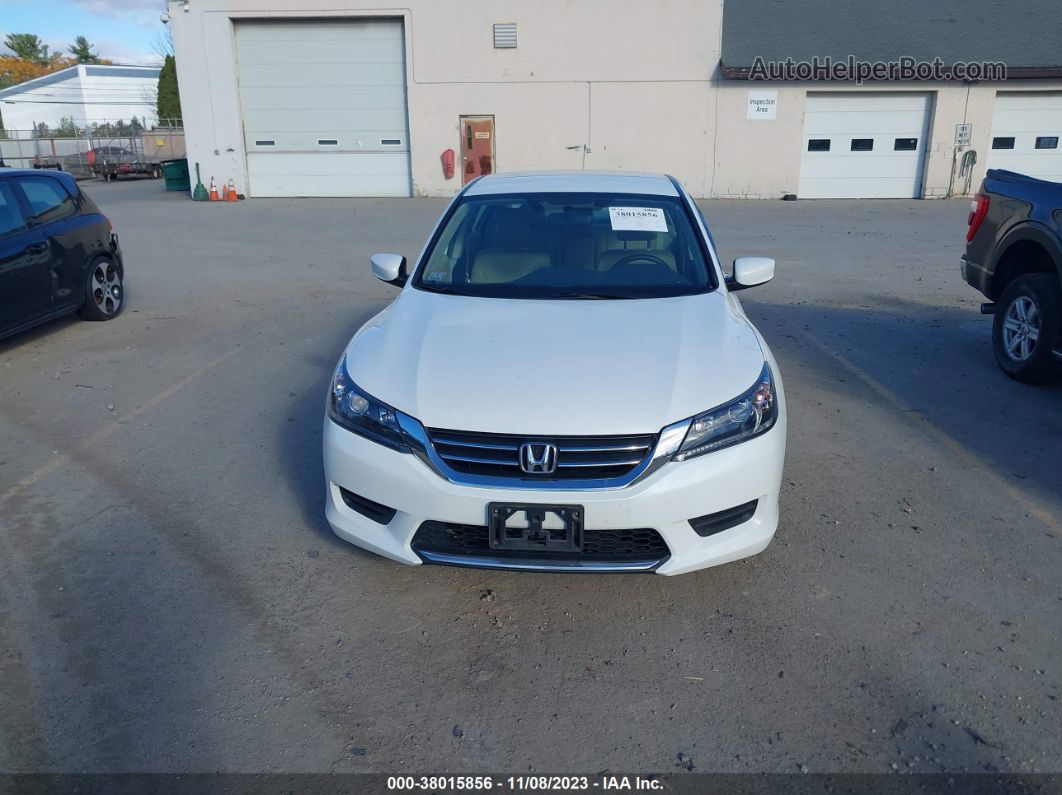 2015 Honda Accord Sedan Lx White vin: 1HGCR2F3XFA026982