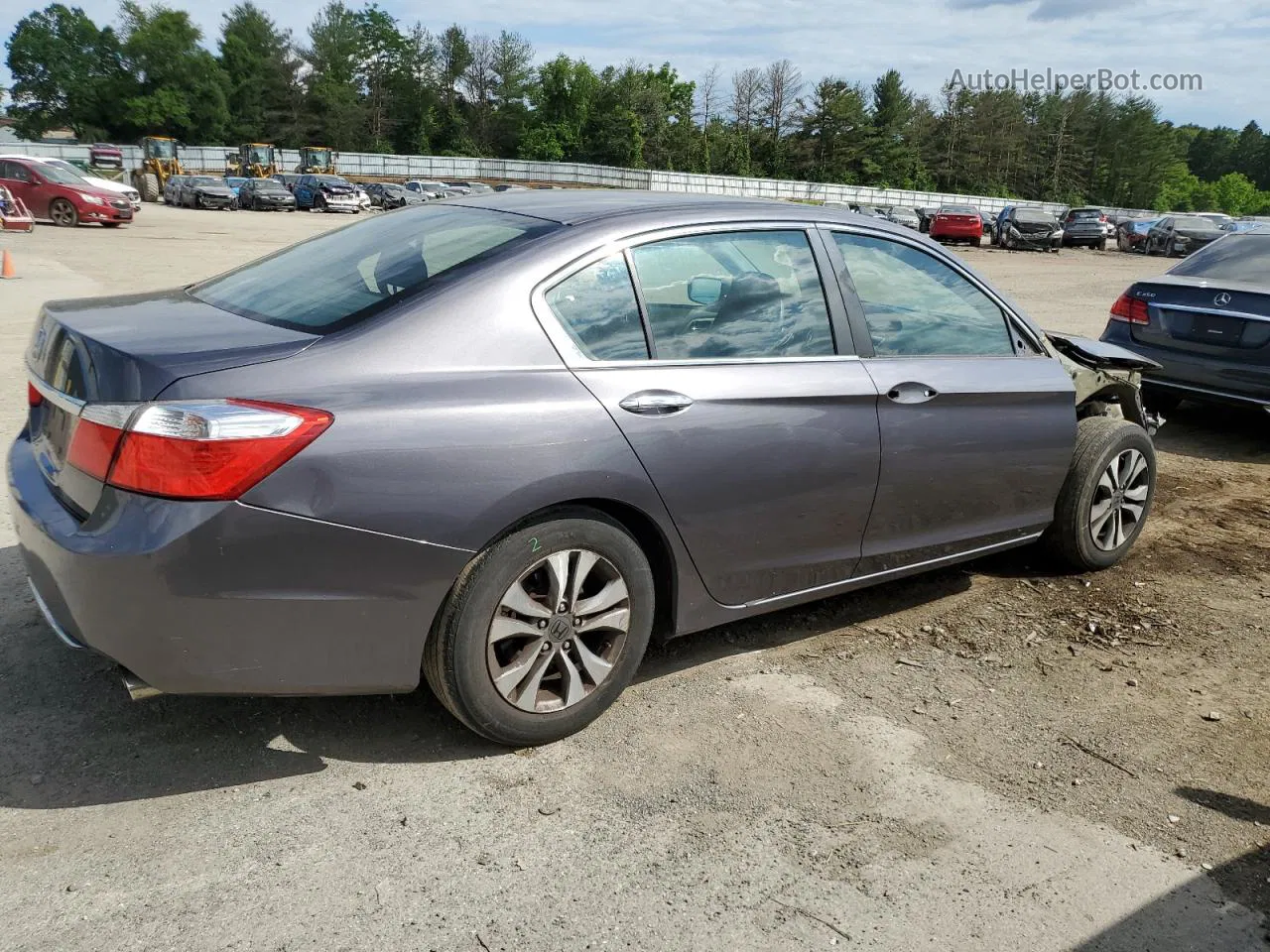 2015 Honda Accord Lx Gray vin: 1HGCR2F3XFA031115