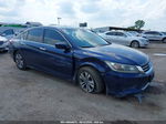 2015 Honda Accord Lx Blue vin: 1HGCR2F3XFA045516