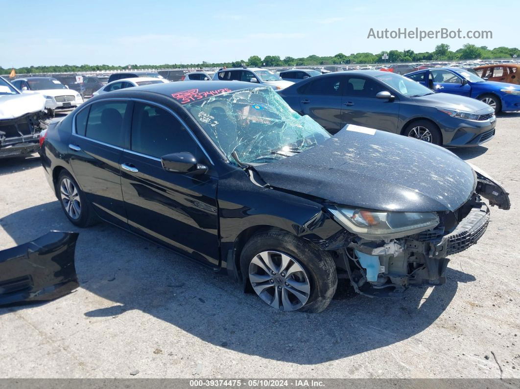 2015 Honda Accord Lx Black vin: 1HGCR2F3XFA047251