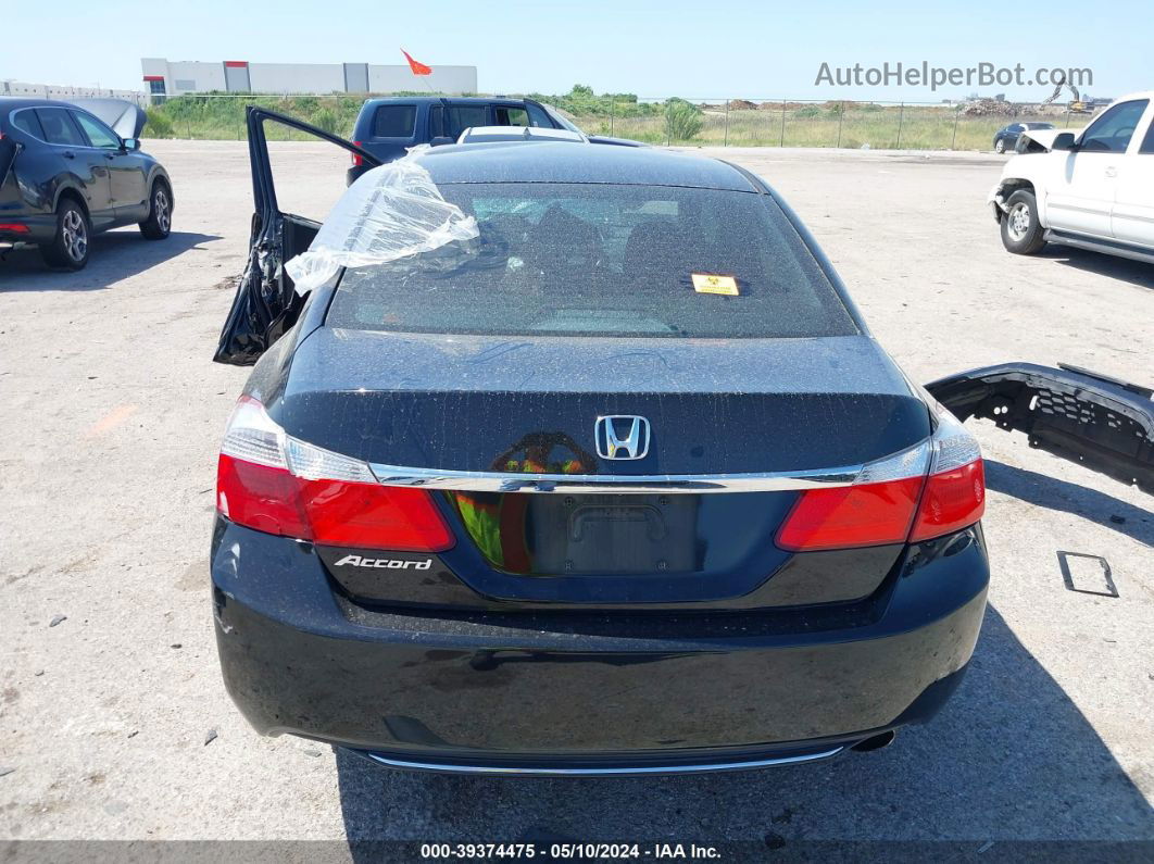 2015 Honda Accord Lx Black vin: 1HGCR2F3XFA047251