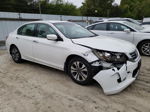 2015 Honda Accord Lx White vin: 1HGCR2F3XFA143459