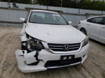 2015 Honda Accord Lx White vin: 1HGCR2F3XFA143459